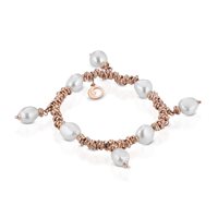 Bracciale Lelune Donna LELUNE GLAMOUR in Argento Perla LGBR198 - LGBR198